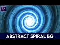 Abstract Spiral Backgrounds in After Effects After Effects Tutorial