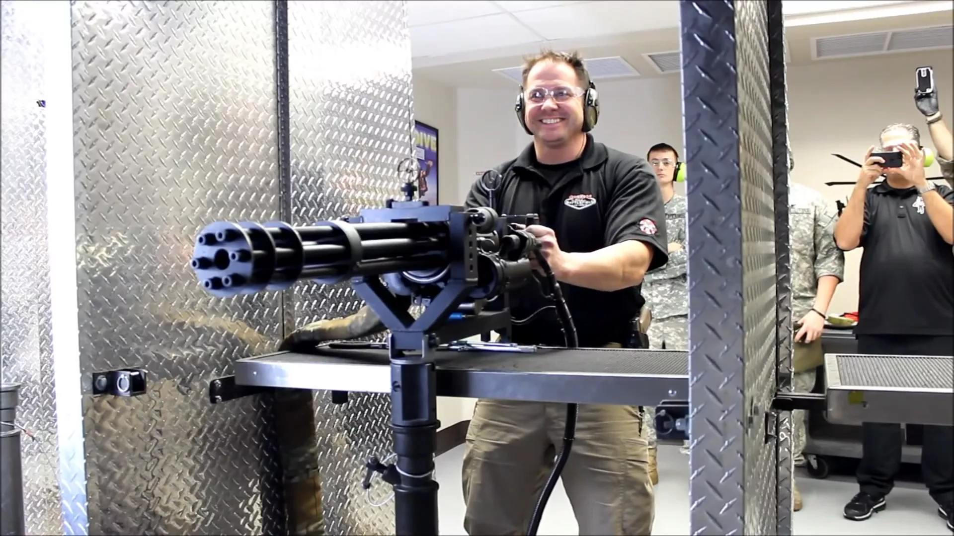 Shoot A Minigun At Battlefield Vegas