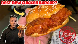 Download A NEW Spicy Chicken Burger THE BEST WING Platter I've Had! MP3