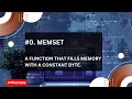 0 memset
