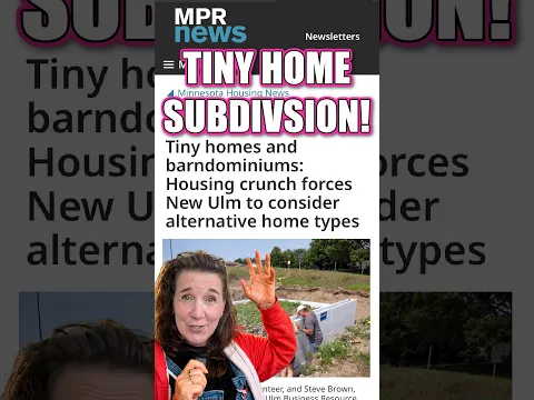 Tiny Home Subdivisions  #realestate #housingcrisis #homebuy