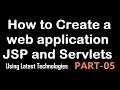 Developing Web Application with JSP and Servlets using Eclipse - 2024