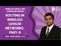 Routing in Wireless Sensor Networks - Part