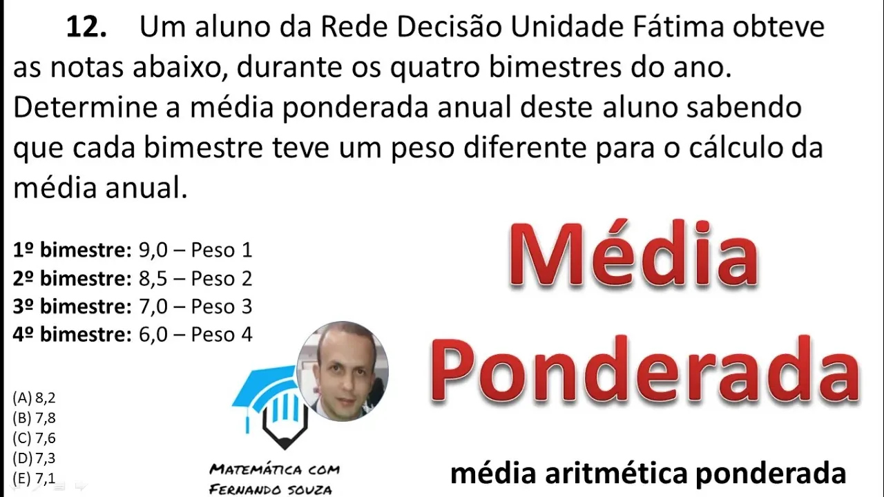 Média aritmética ponderada