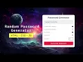 Random Password Generator Using JS