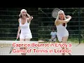 Caprice Bourret in Enjoy a Game of Tennis in London