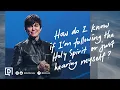 Lagu How Do I Know If I’m Following The Holy Spirit Or Just Hearing Myself? | Joseph Prince