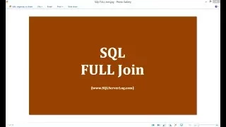 43 - SQL FULL Join