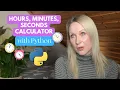 Hours minutes seconds calculator in Python beginners challenge