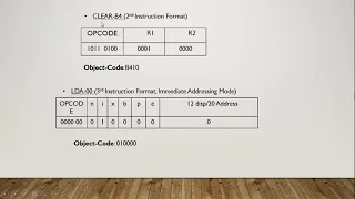 Object code and object program generation for program code