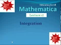 Lecture 17 Integration in mathematica