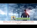 Working with Learning Management Systems