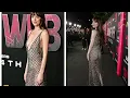 Dakota Johnson shimmers in see-through crystal mesh gown at Madame Web premiere