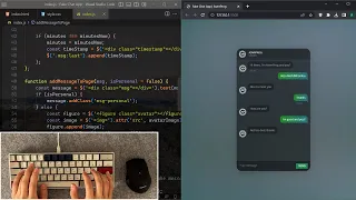 ASMR Programming - Fake Chat App