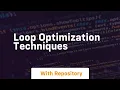 loop optimization techniques