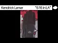 Lagu 드레이크를 향한 마지막 경고 / Kendrick Lamar - 6:16 in LA [가사해석]