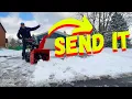 THROW HEAVY WET CURB SNOW FARTHER WITH AN ARIENS DELUXE 24 SNOWBLOWER Impeller Kit Install