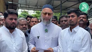 Aakhir kis buniyad par 6 bachche wale voter ko notice di ja rahi hai? : Barrister Asaduddin Owaisi