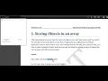 Array of object in java Part 1 Week 10-a