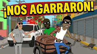 SI LO AGARRAS TE LO QUEDAS (ROBO DE ALAMBRE) La Percha Mentá