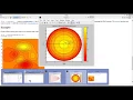 velocity profile of viscous fluid across the radius of pipe using MATLAB