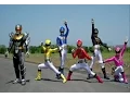 Download Lagu Tensou Sentai Goseiger -Henshin Theme- [Hoshi wo Mamoru Ha Tenshinno Shimei!]