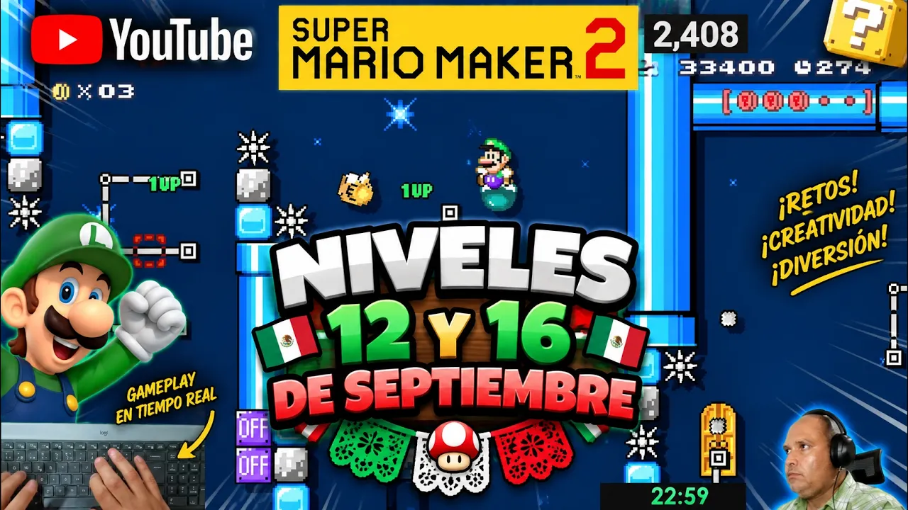 [SMM2] NIVELES DEL DIA 12 Y 16 DE SEPTIEMBRE 2026 @Maaldi78VG
