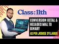 Octal Hexadecimal to Binary Conversion in Python Class 11 Computer Science