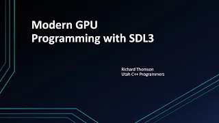 Modern GPU Programming with SDL3