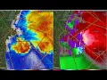 Springtown TX tornado radar loop TDAL