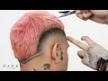 BARBER TUTORIAL FADE WITH COLOR