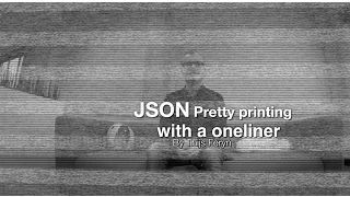 JSON pretty printing with a single Python command