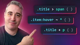 CSS Combinators you need to know and a selector too