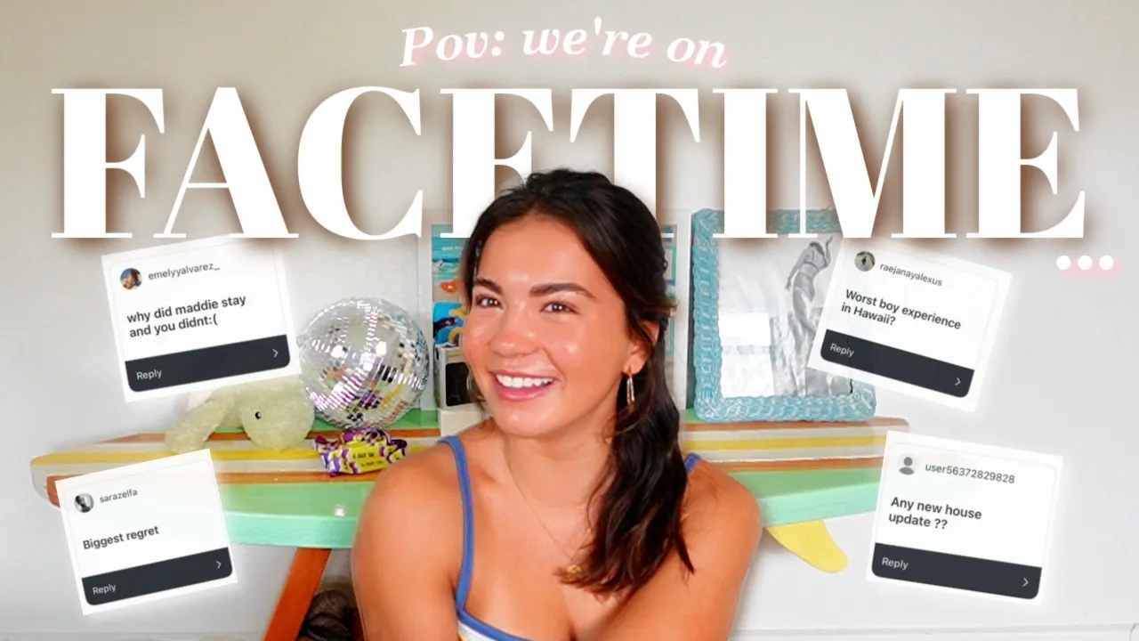 POV: WE'RE ON FACETIME || Much needed life update...