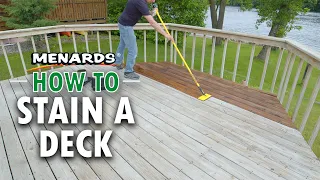How To Stain a Deck Menards
