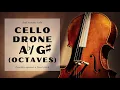 Cello Drone Ab G Six Minutes of Tuning Note A--sharp