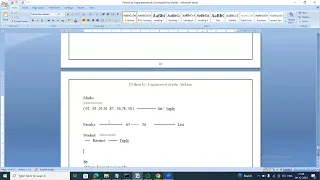 Python Day3 List Tuple Set and data types continuation