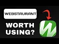 WEBSTAURANT APP REVIEW - WORTH USING EXPLAINED