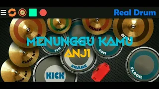 anji menunggu kamu ska version real drum cover