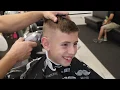 Step by Step Tutorial Boys haircut how to fade zero on the sides to combover on top
