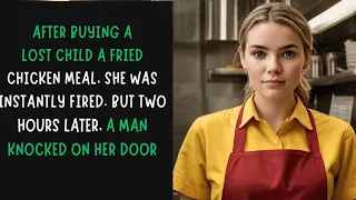 After Buying a Lost Child a Fried Chicken Meal, She Was Fired. 2hrs Later, a Man Knocked on Her..