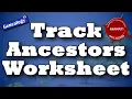 Tracking Ancestors FAN Club Worksheet Brick Wall Buster