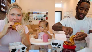Our Family Tried Chick-fil-A’s NEW Chicken & Waffle Sandwich! | Charles And Alyssa Forever