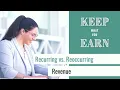 Recurring vs Reoccurring Revenue