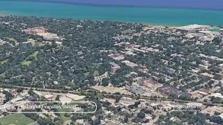 The history of Evanston Illinois