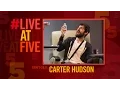 Broadway com with Carter Hudson of THE EFFECT
