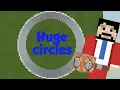 How to make huge circles using command blocks Minecraft Pe updated link in desc