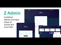 Free core PHP admin panel - Download and use