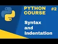 Python Syntax Indentation In Python For Beginners