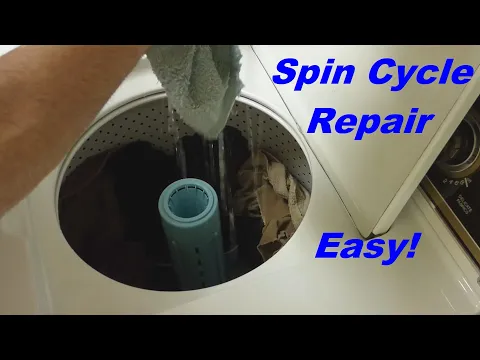 Download MP3 How to Fix a Washing Machine That Won't Spin / Weak Spin Cycle (Easy Fix)